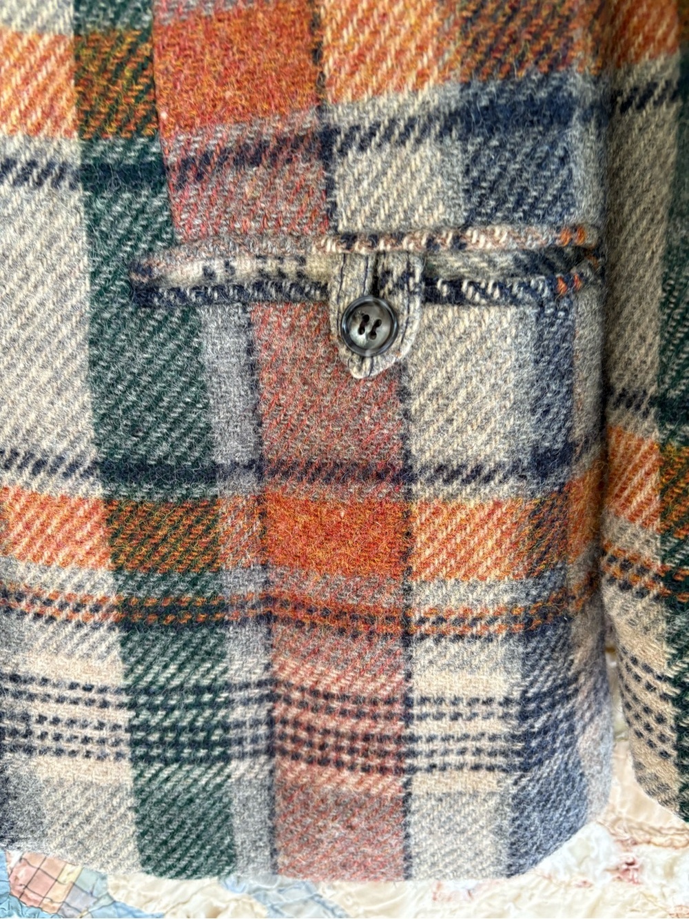 Vintage Hunters Run Wool Blazer Small - Picture 4 of 12